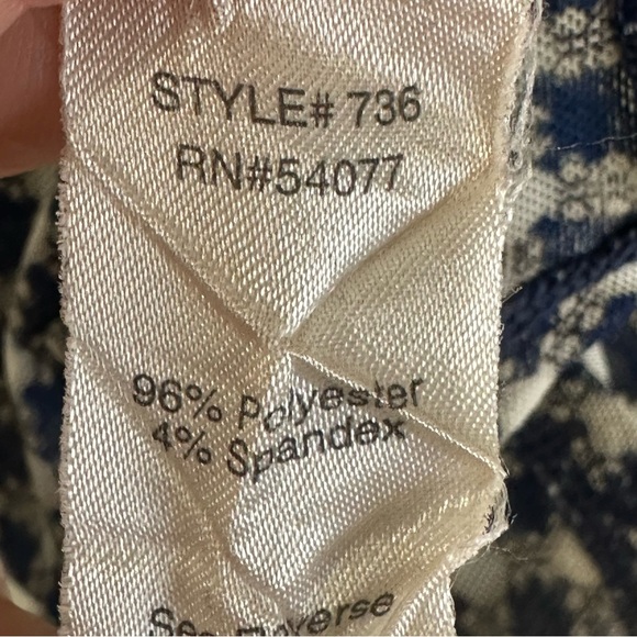 Cabi plaid button down shirt blue white - Picture 4 of 5